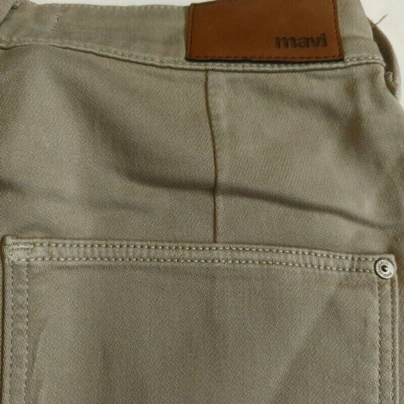 Mavi ANNA Mid Rise Skinny Bootcut Denim Jeans Womens 27 X 28 Tan Pants Sample - Picture 9 of 9